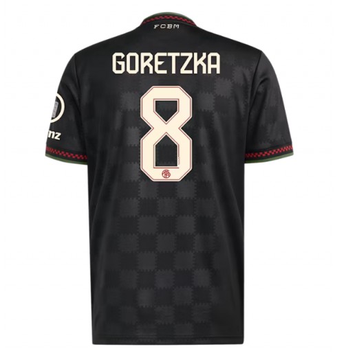 Bayern Munich Leon Goretzka #8 Alternativní Dres 2025-26 Krátký Rukáv Bayern Munich Leon Goretzka #8 Alternativní Dres 2025-26 Krátký Rukáv